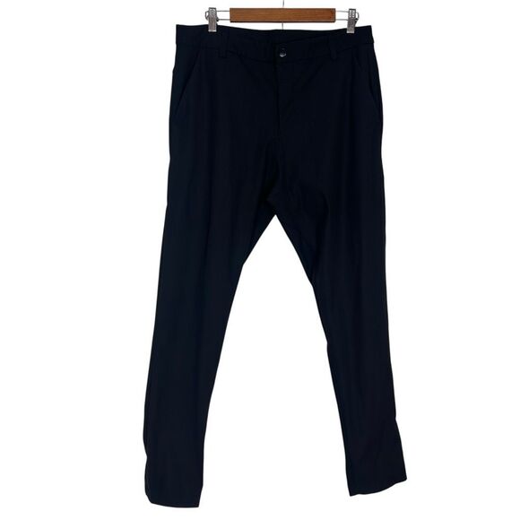 Lululemon Pants Mens Size 34 Black ABC Classic Fit Performance Stretch Chino - Picture 7 of 16